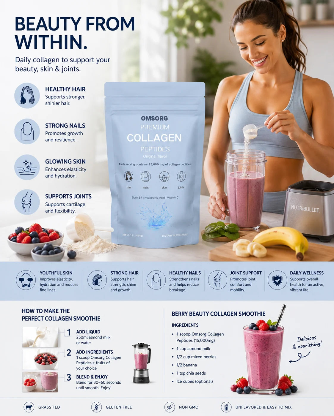 Collagen Powder - 454g | Halal | Keto