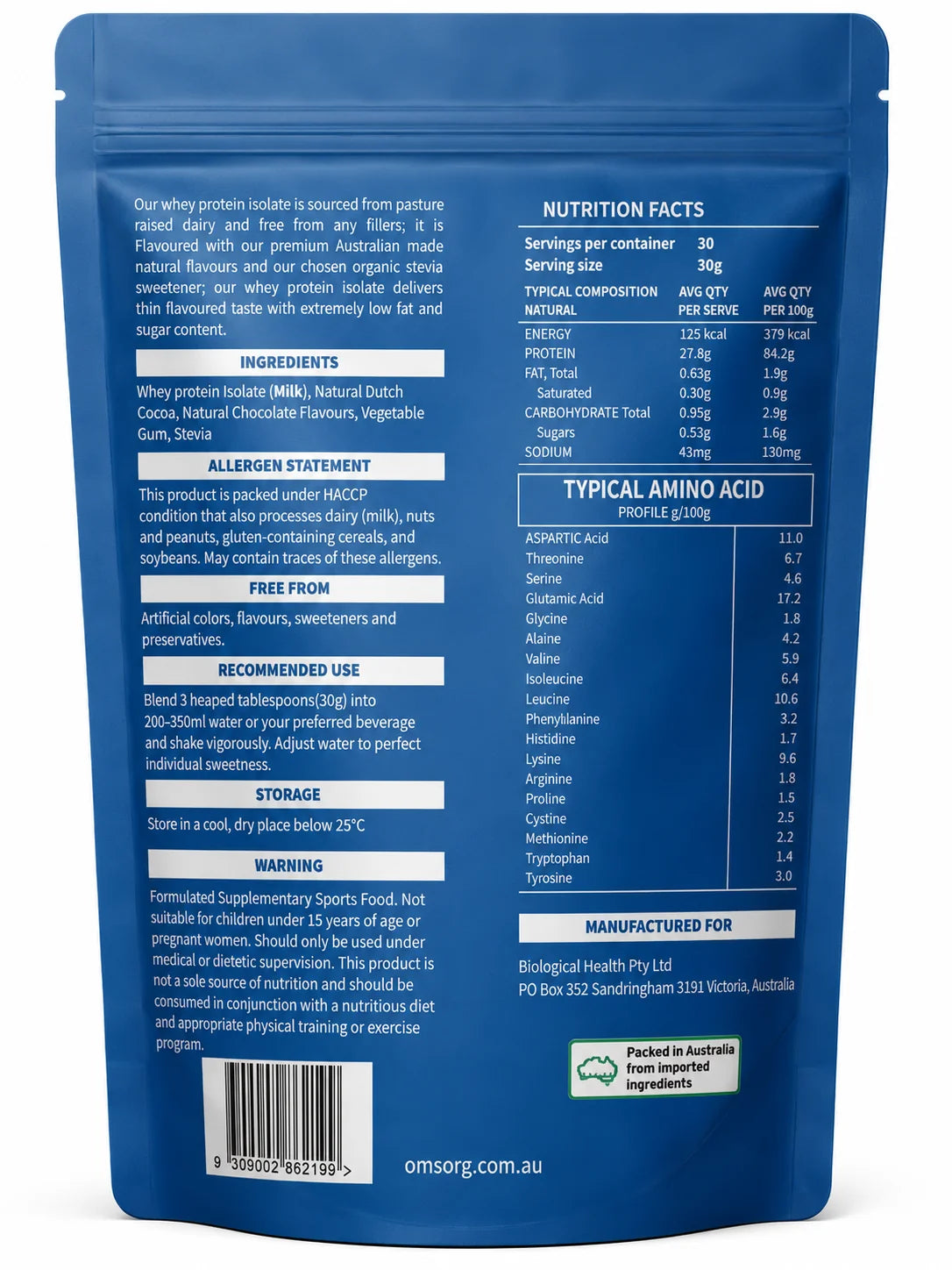 Whey Protein Isolate  1KG