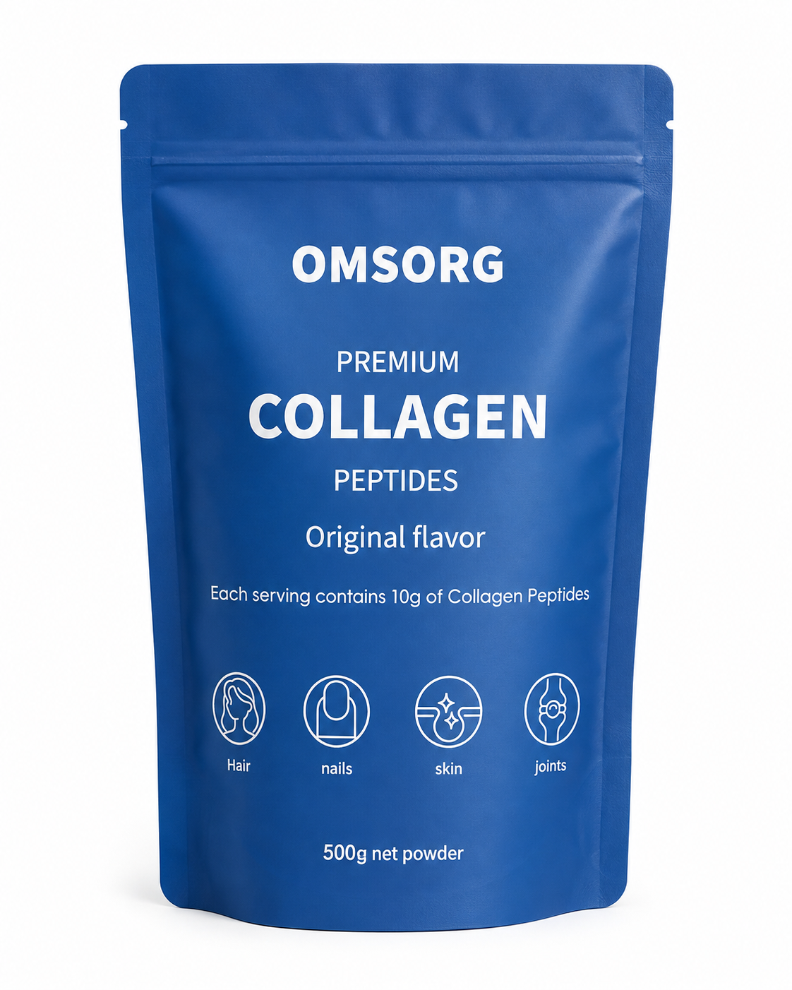 Collagen Powder, 500g, Type I & III Unflavoured, Halal & Kosher