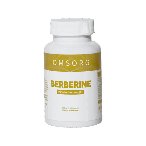 Berberine Capsules (500mg X 60 caps)